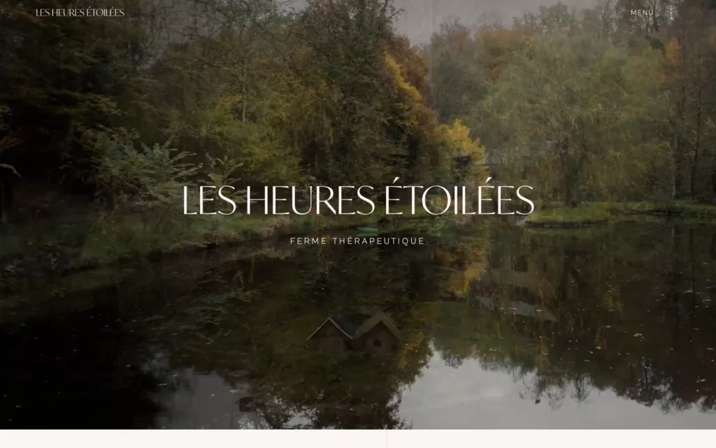 Page d’accueil du site Les Heures Étoilées